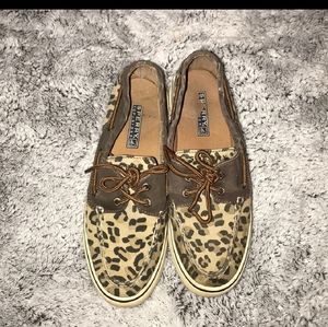 Sperry Animal Print Shoes Size 7